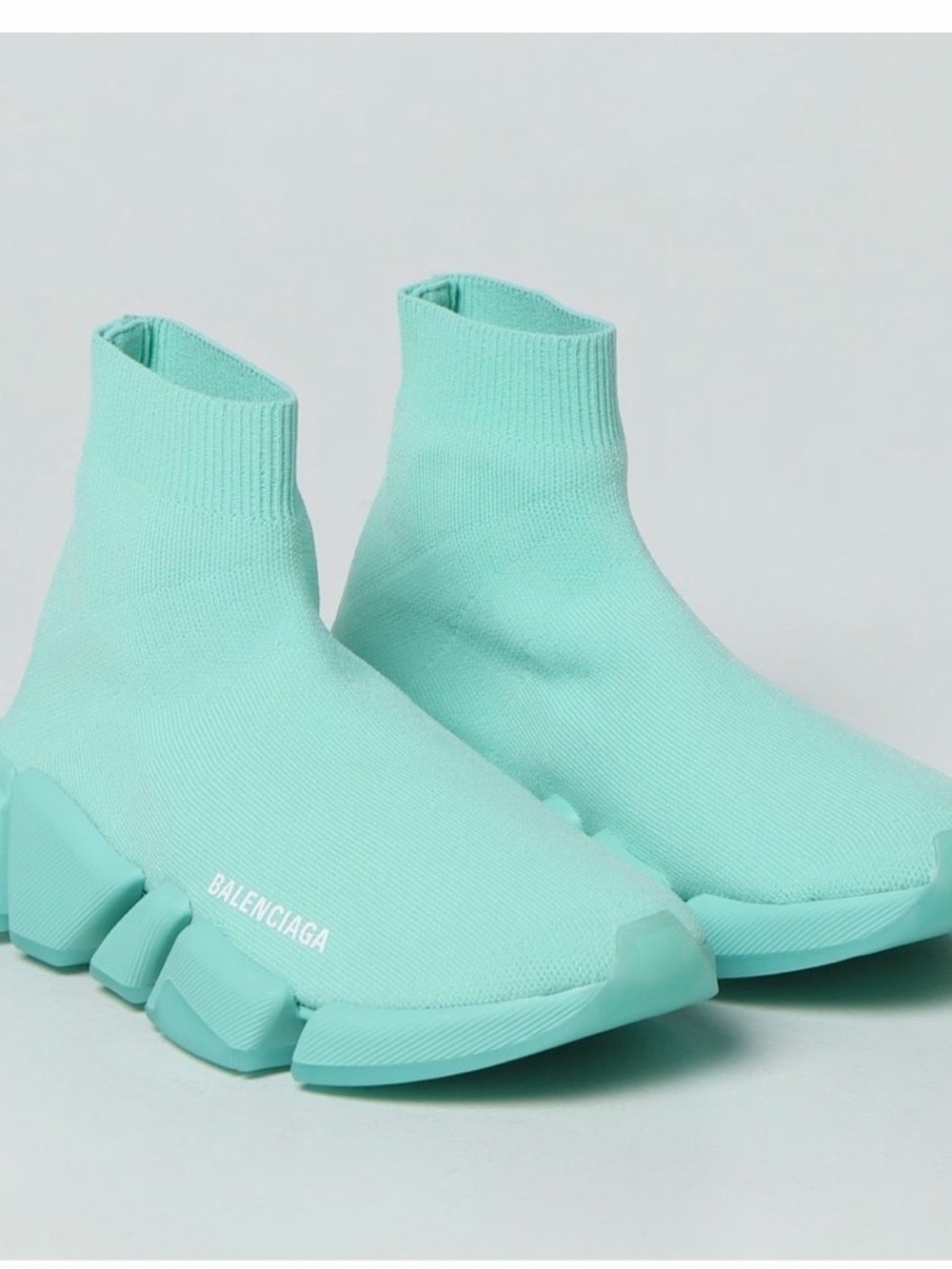 Balenciaga Speed 2.0 LT Sock Sneakers Mint 40 🤍